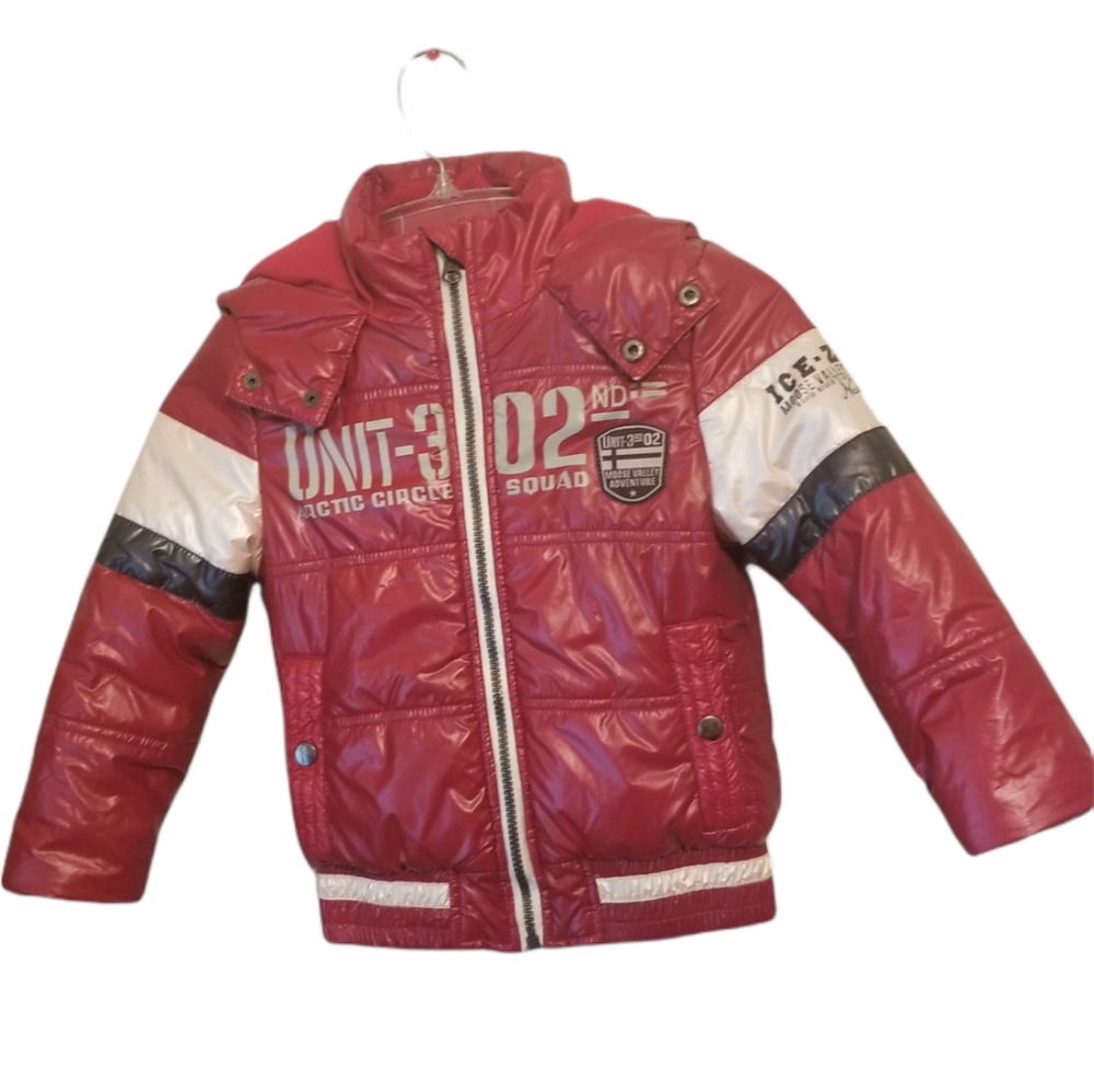 Blue Key Red and black/white Jacket 3/4 year
